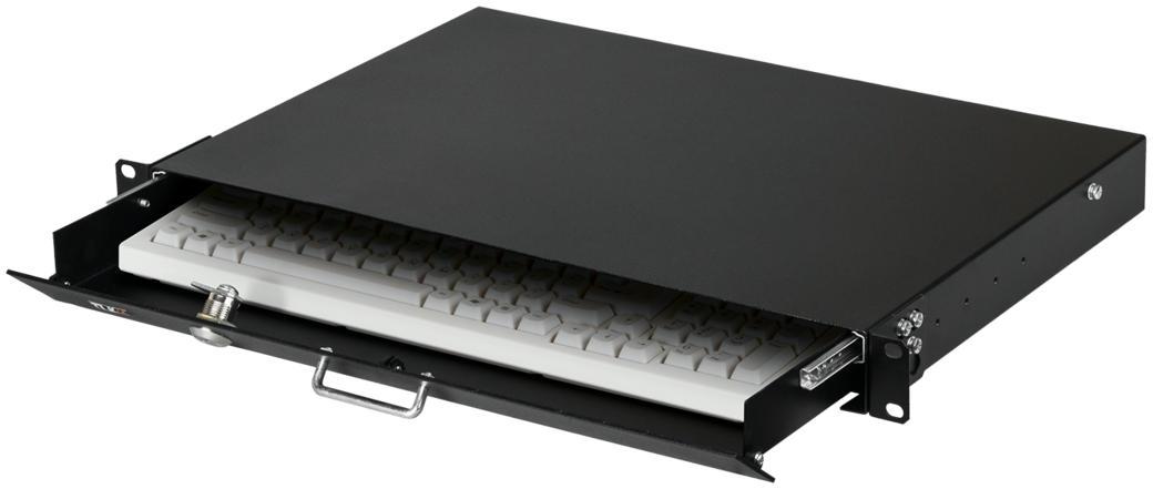 Полка выдвижная TLK для документов/клавиатуры, 19", 1U, черная