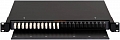 Оптический кросс NIKOMAX 19" Premium Line 1U 24 порта LC/UPC MM 50/125 OM2, черный — изображение товара