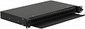 Оптический кросс NIKOMAX 19" Premium Line 1U 24 порта LC/UPC MM 50/125 OM2, черный — изображение товара