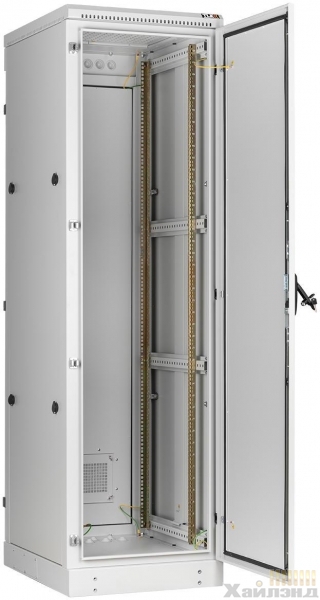 Напольный шкаф 19", 42U, промышленный, цельнометаллические двери, IP54, 600x2070x1000мм, серый — изображение товара