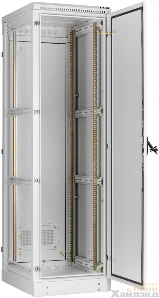 Напольный шкаф 19", 42U, промышленный, цельнометаллические двери, IP54, 600x2070x1000мм, серый — изображение товара