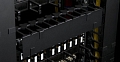 Кабельный органайзер NIKOMAX 19", 2U, 100 мм, металлический, с крышкой, черный — изображение товара