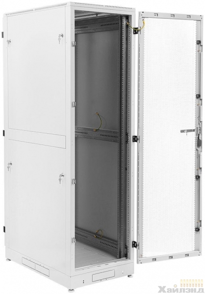 Шкаф серверный напольный 42U (600 × 1200) дверь перфорированная 2 шт. — изображение товара